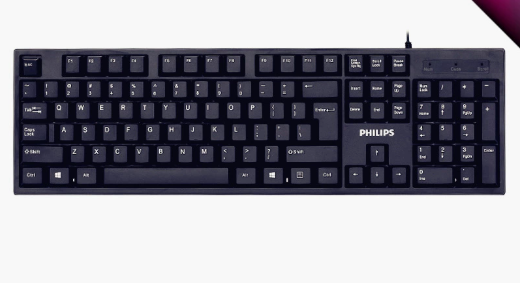 Gaming Keyboard Wired 104 Keys Ergonomic Backlight USB Keyboard for for Home Office Laptop Work GamingBlack